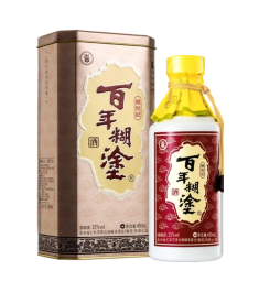 Rượu Bách Niên Hồ Đồ Hộp Thiếc 450ml 33%/ Bainian Hutu/ 百年糊涂