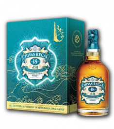 Rượu Whisky Chivas 18 Year Old Mizunara Cask Finish Phiên Bản Hộp Quà Tết 2025