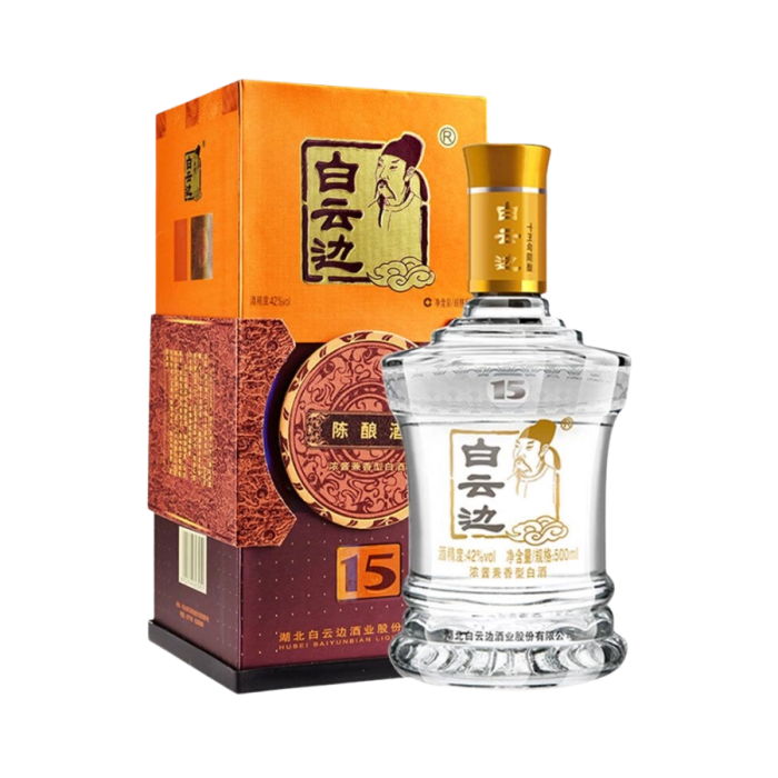 Rượu Bạch Vân Biên 15 Niên Trần Nhưỡng 42%/ Bai Yun Bian/ 白云边 15