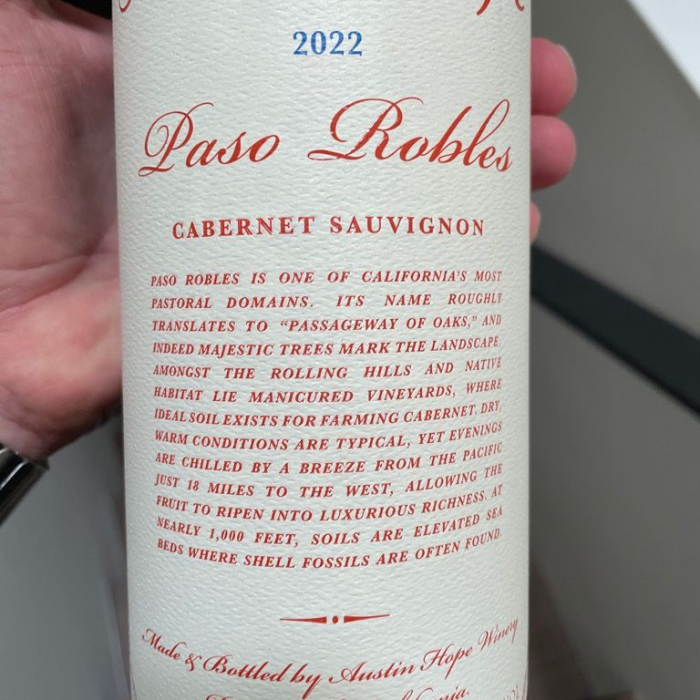 Austin Hope Carbernet Sauvignon 1000ml