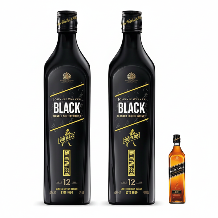 Johnnie Walker Balck Label 12 Năm Phiên Bản Kỷ Niệm 200 Năm