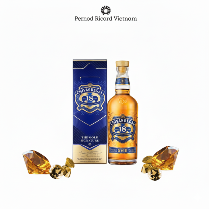 Chivas Regal 18 Năm mẫu mới 2025