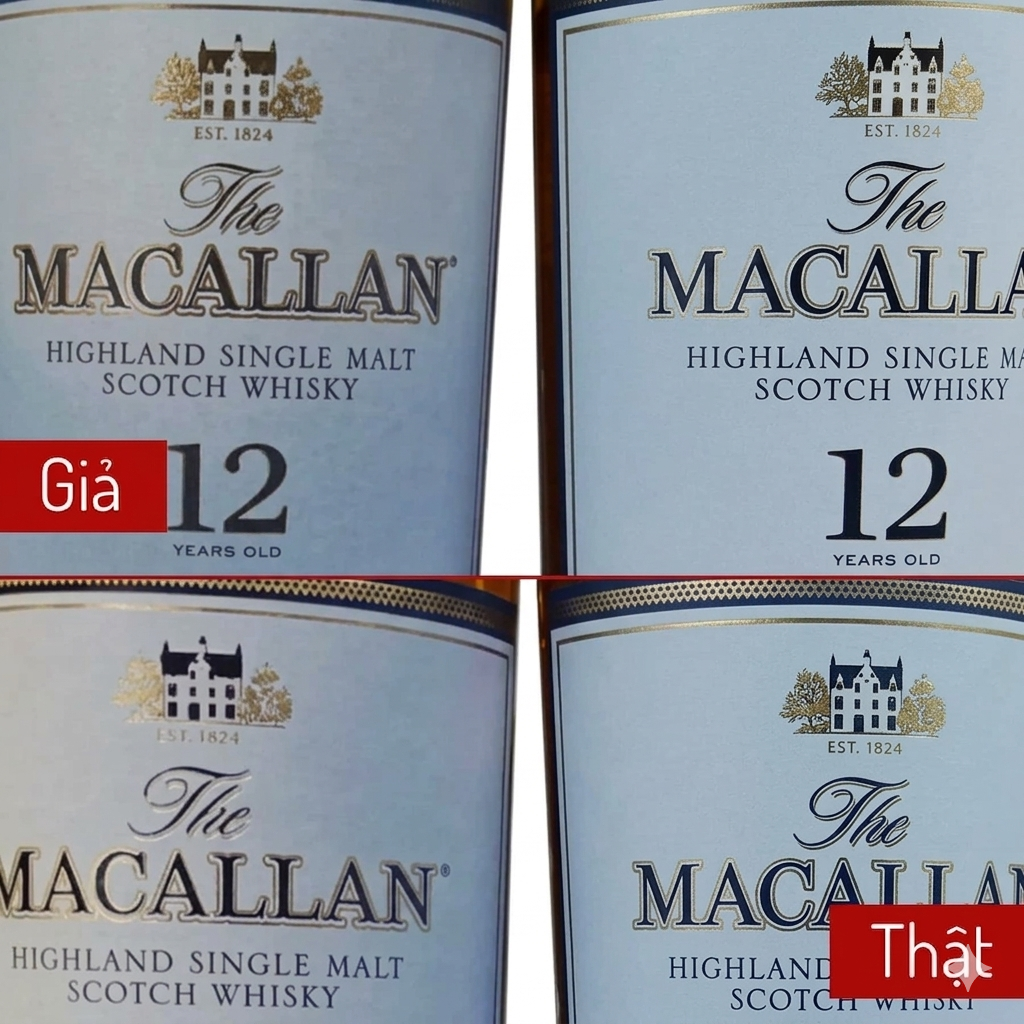 Cách Nhận Biết Rượu Macallan Thật