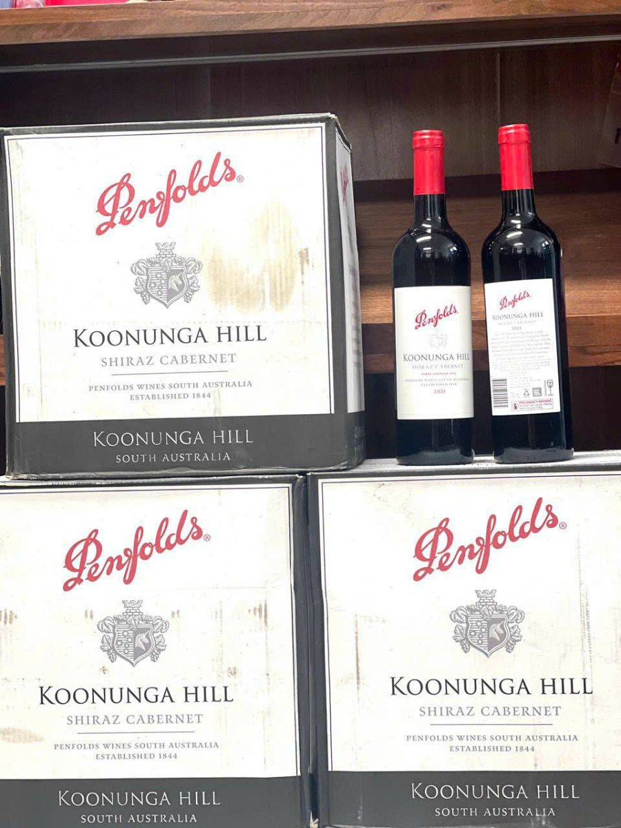 Rượu Vang Đỏ Úc Penfolds Koonunga Hill 2021