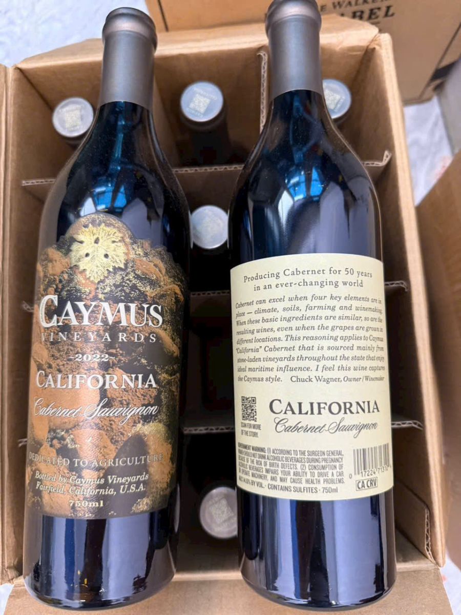 Caymus California Carbernet Sauvignon 2022
